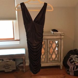 a tight dress from bebe